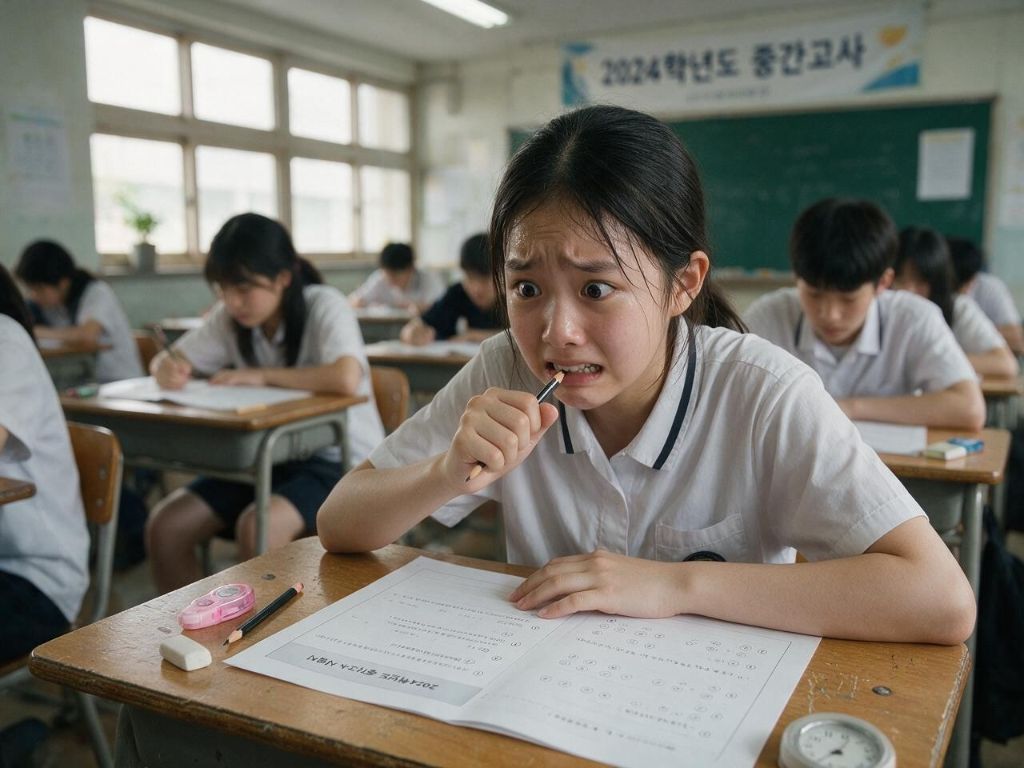 시험 불안 학생