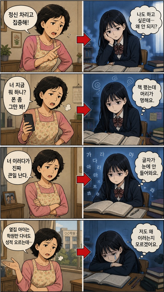 엄마와 아이의 마음 - 4컷 만화